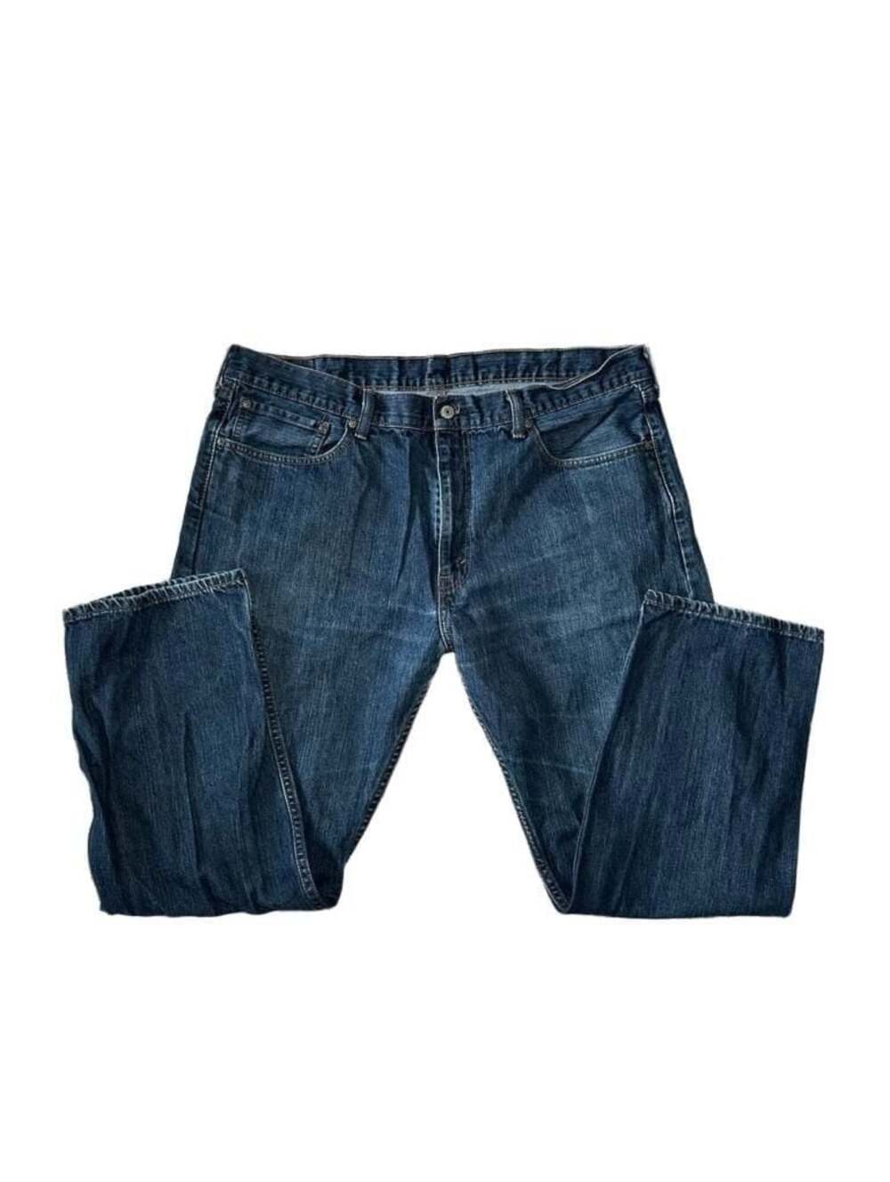 Levi's 505 Regular Straight Fit Jeans Men's Dark Wash Denim W40 L30